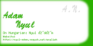 adam nyul business card